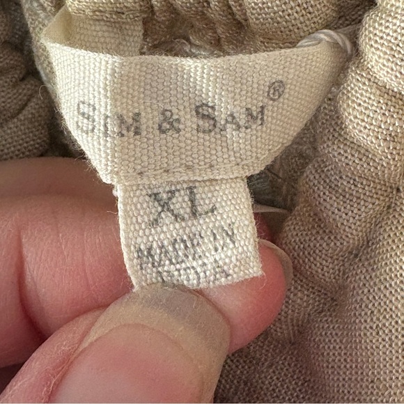 Sim & Sam XL Natural Maxi Dress NWT Spaghetti Strap - Picture 5 of 9